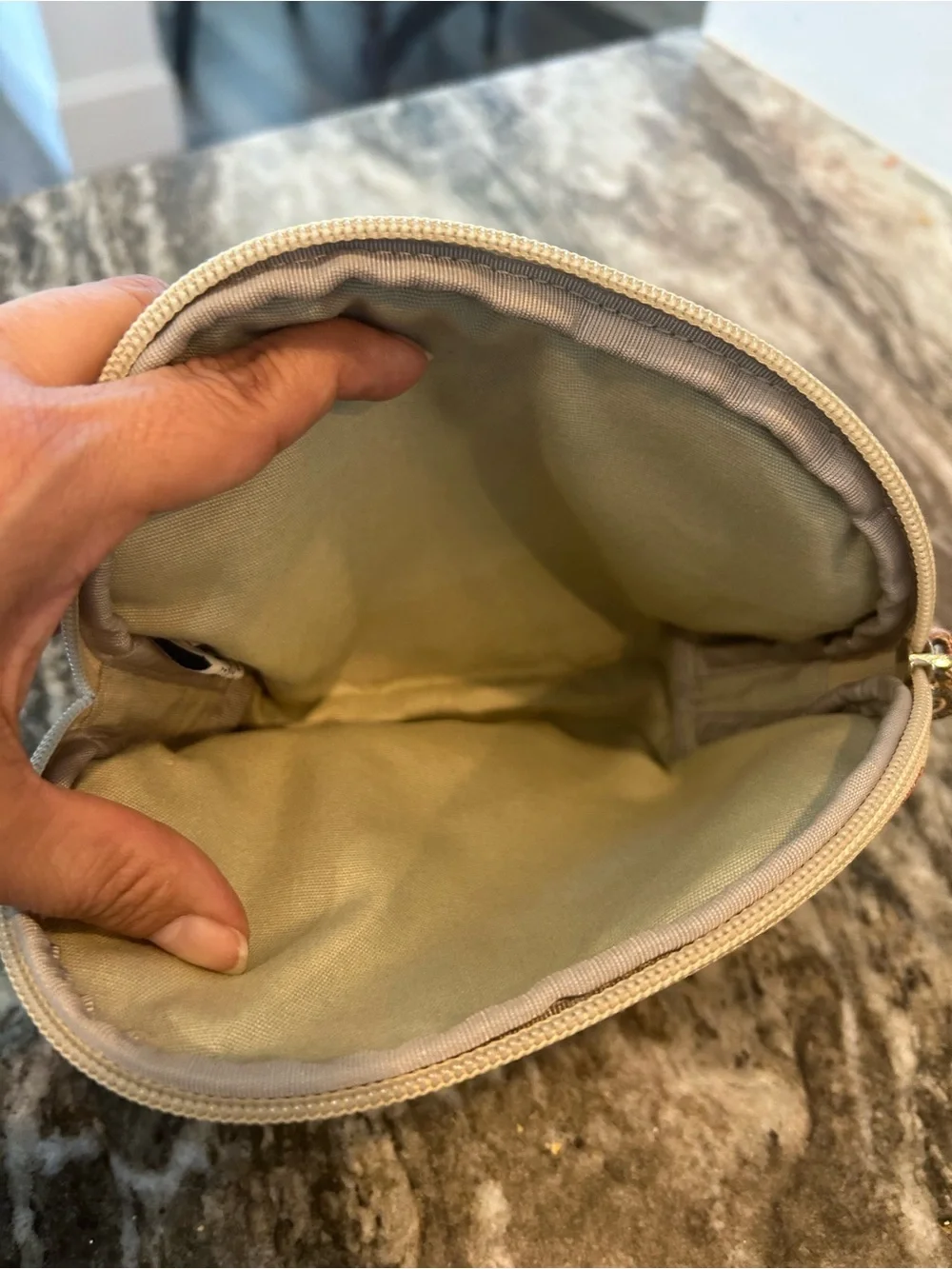 Vintage Pierre Deux toile Cosmetic Pouch  GUC